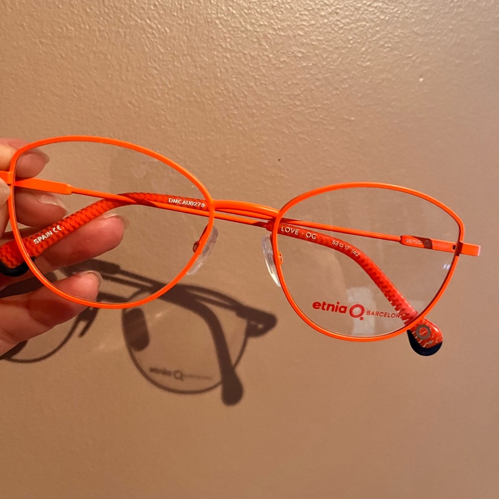 Etnia glasses “Love,” DMCAU0278  53x17-142 made in Spain.